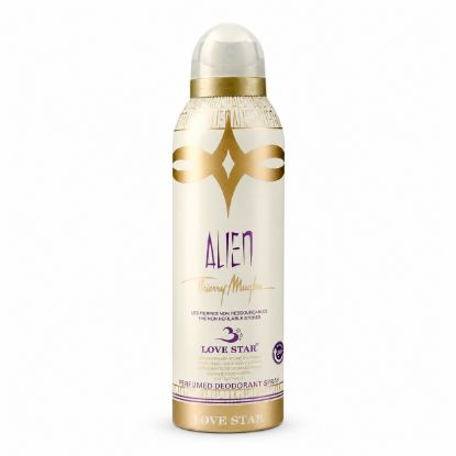 تصویر  اسپری بدن زنانه لاو استار مدل Thierry Mugler Alien