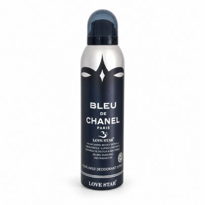 تصویر  اسپری بدن مردانه لاو استار مدل Bleu de chanel