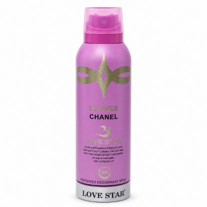 تصویر  اسپری زنانه لاو استار مدل CHANCE CHANEL