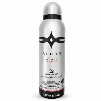 تصویر  اسپری مردانه لاو استار مدل alure home sport