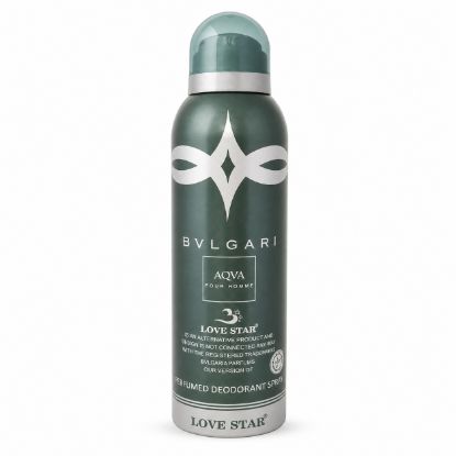 تصویر  اسپری مردانه لاو استار مدل bvlgari
