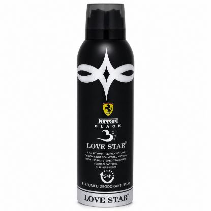 تصویر  اسپری مردانه لاو استار مدل FERRARI BLACK