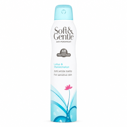 تصویر  اسپری بدن ضدتعریق لوتوس و هندوانه Soft & Gentle