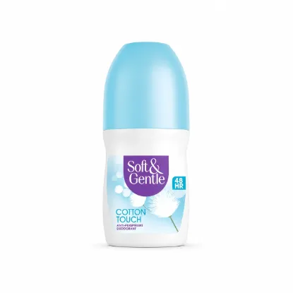 تصویر  مام رول ضدتعریق زنانه Soft & Gentle مدل Cotton Touch حجم 50 میل