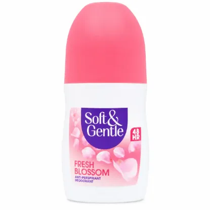 تصویر  مام رول ضدتعریق زنانه Soft & Gentle مدل Fresh Blossom حجم 50 میل