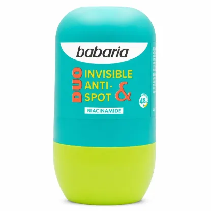 تصویر  مام رول ضد تعریق 48 ساعته باباریا babaria مدل اینویزیبل ضد لک Invisible حجم 50 میل