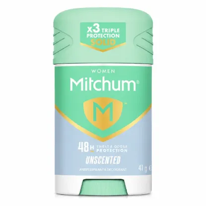 تصویر  مام استیک ضد تعریق زنانه میچام مدل بدون بو  Mitchum Women Unscented Antiperspirant Deodorant Solid 41g