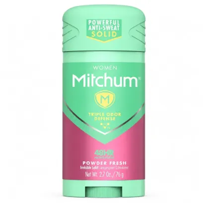 تصویر  مام استیک ضد تعریق زنانه میچام مدل پاودر فرش Mitchum Powder Fresh Invisible Solid 76g