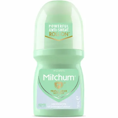 تصویر  مام رول ضد تعریق زنانه میچام مدل بدون بو Mitchum Unscented Roll On 50ml