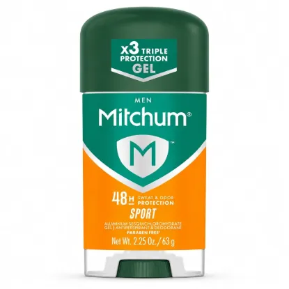تصویر  مام ژل ضد تعریق مردانه میچام مدل اسپرت  Mitchum Men Sport Triple Protection Gel 63g