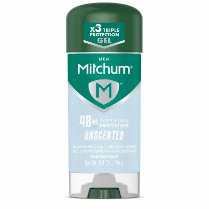 تصویر  مام ژل ضد تعریق مردانه میچام مدل بدون بو  Mitchum Men Unscented Antiperspirant Gel 96g